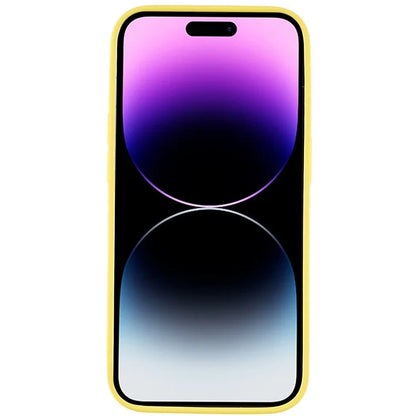 For iPhone 14 Pro Soft TPU 2.0mm Thick Shockproof Phone Case Liquid Silicone Texture Arc Edge Precise Cutout Cover