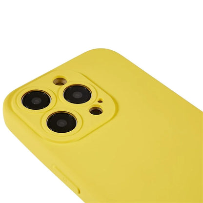 For iPhone 14 Pro Soft TPU 2.0mm Thick Shockproof Phone Case Liquid Silicone Texture Arc Edge Precise Cutout Cover