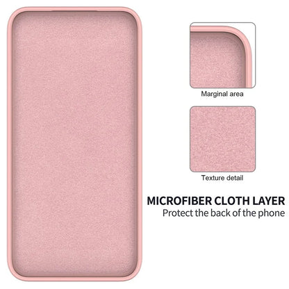 For Samsung Galaxy A14 5G / A14 4G Case Soft Lining Liquid Silicone Phone Cover with Strap
