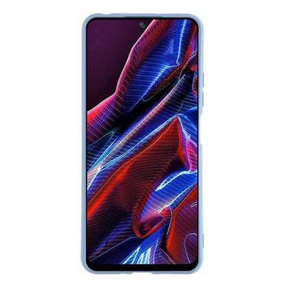 For Xiaomi Poco X5 5G / Redmi Note 12 5G (India) Cell Phone Case Liquid Silicone TPU 2.0mm Thick Arc Edge Phone Cover