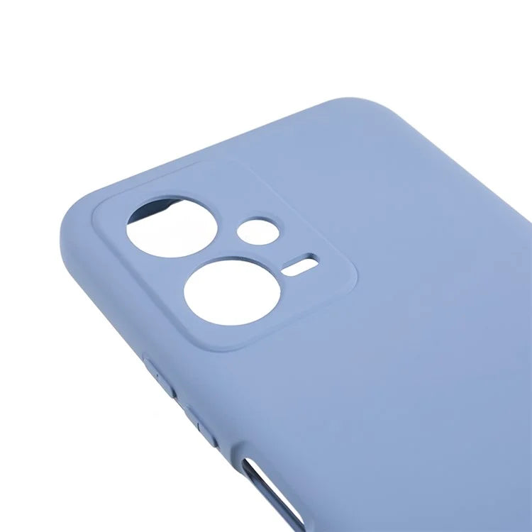 For Xiaomi Poco X5 5G / Redmi Note 12 5G (India) Cell Phone Case Liquid Silicone TPU 2.0mm Thick Arc Edge Phone Cover