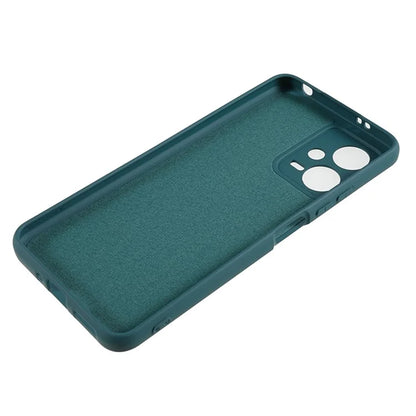 For Xiaomi Poco X5 5G / Redmi Note 12 5G (India) Cell Phone Case Liquid Silicone TPU 2.0mm Thick Arc Edge Phone Cover