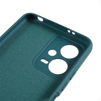 For Xiaomi Poco X5 5G / Redmi Note 12 5G (India) Cell Phone Case Liquid Silicone TPU 2.0mm Thick Arc Edge Phone Cover