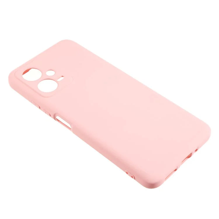 For Xiaomi Poco X5 5G / Redmi Note 12 5G (India) Cell Phone Case Liquid Silicone TPU 2.0mm Thick Arc Edge Phone Cover