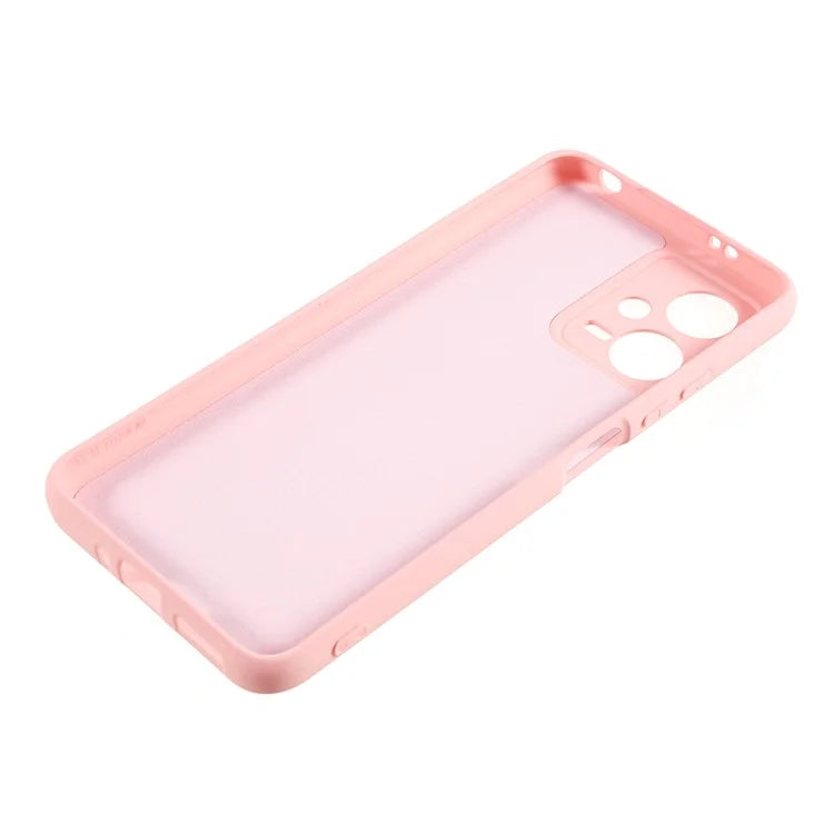 For Xiaomi Poco X5 5G / Redmi Note 12 5G (India) Cell Phone Case Liquid Silicone TPU 2.0mm Thick Arc Edge Phone Cover