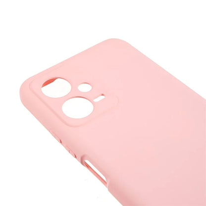 For Xiaomi Poco X5 5G / Redmi Note 12 5G (India) Cell Phone Case Liquid Silicone TPU 2.0mm Thick Arc Edge Phone Cover