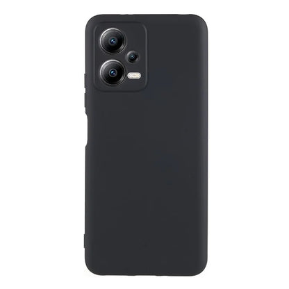 For Xiaomi Poco X5 5G / Redmi Note 12 5G (India) Cell Phone Case Liquid Silicone TPU 2.0mm Thick Arc Edge Phone Cover