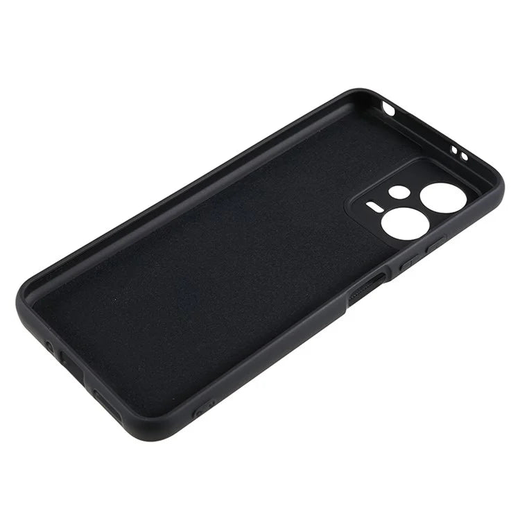 For Xiaomi Poco X5 5G / Redmi Note 12 5G (India) Cell Phone Case Liquid Silicone TPU 2.0mm Thick Arc Edge Phone Cover