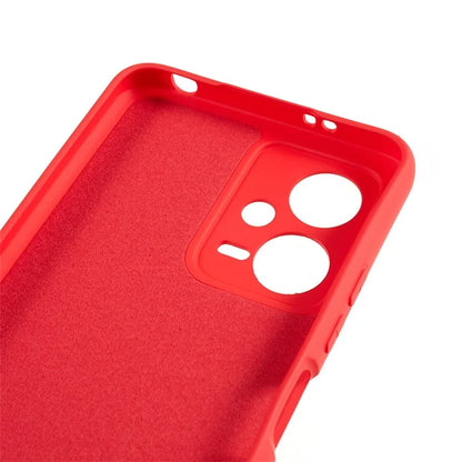 For Xiaomi Poco X5 5G / Redmi Note 12 5G (India) Cell Phone Case Liquid Silicone TPU 2.0mm Thick Arc Edge Phone Cover