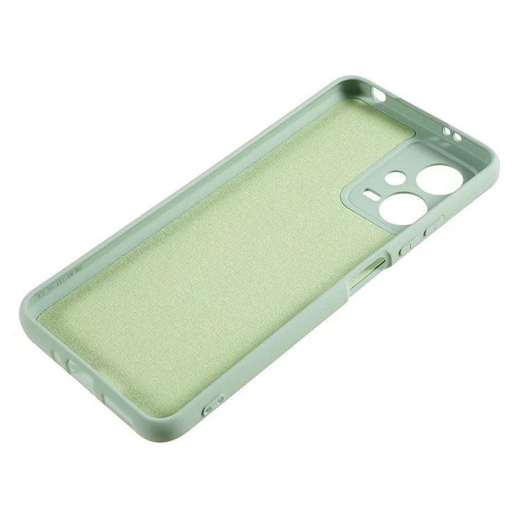 For Xiaomi Poco X5 5G / Redmi Note 12 5G (India) Cell Phone Case Liquid Silicone TPU 2.0mm Thick Arc Edge Phone Cover