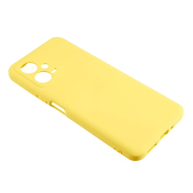 For Xiaomi Poco X5 5G / Redmi Note 12 5G (India) Cell Phone Case Liquid Silicone TPU 2.0mm Thick Arc Edge Phone Cover