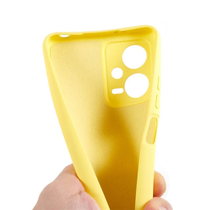 For Xiaomi Poco X5 5G / Redmi Note 12 5G (India) Cell Phone Case Liquid Silicone TPU 2.0mm Thick Arc Edge Phone Cover