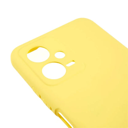 For Xiaomi Poco X5 5G / Redmi Note 12 5G (India) Cell Phone Case Liquid Silicone TPU 2.0mm Thick Arc Edge Phone Cover