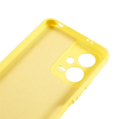 For Xiaomi Poco X5 5G / Redmi Note 12 5G (India) Cell Phone Case Liquid Silicone TPU 2.0mm Thick Arc Edge Phone Cover