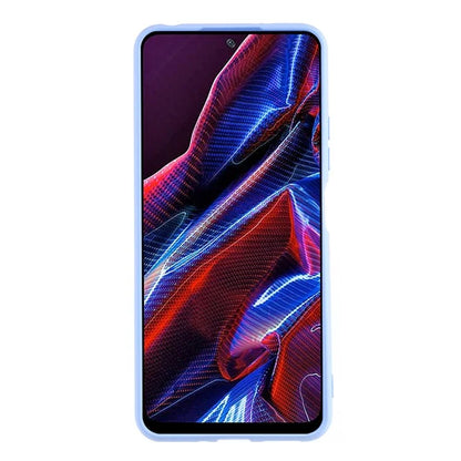 For Xiaomi Poco X5 5G / Redmi Note 12 5G (India) Cell Phone Case Liquid Silicone TPU 2.0mm Thick Arc Edge Phone Cover