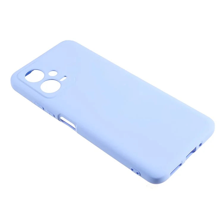 For Xiaomi Poco X5 5G / Redmi Note 12 5G (India) Cell Phone Case Liquid Silicone TPU 2.0mm Thick Arc Edge Phone Cover