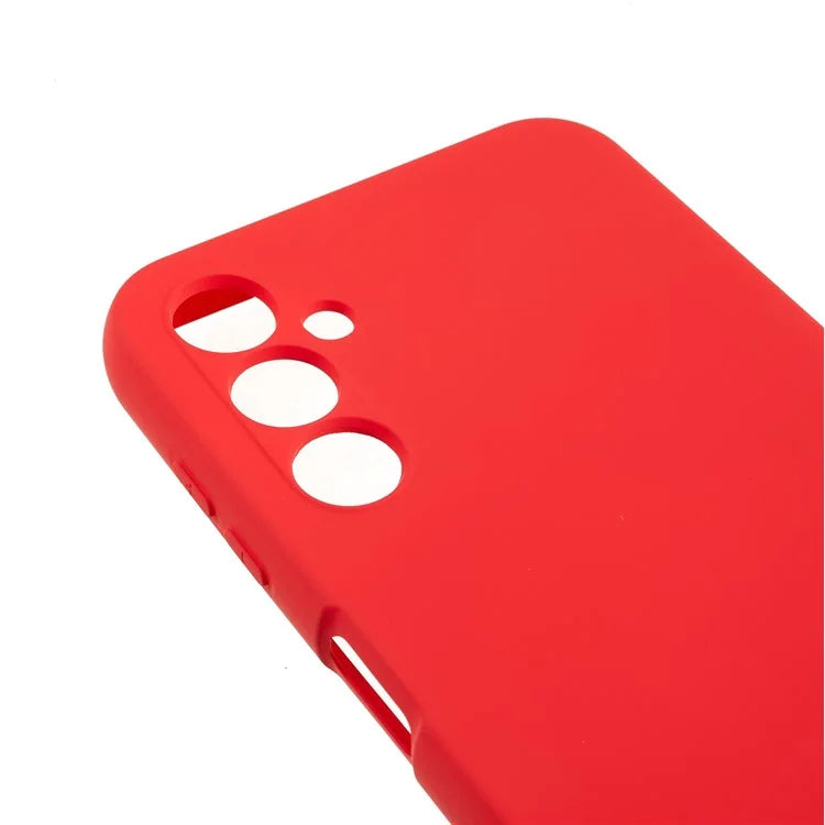 For Samsung Galaxy A14 5G / 4G Soft TPU 2.0mm Phone Case Precise Cutout Liquid Silicone Texture Arc Edge Phone Cover