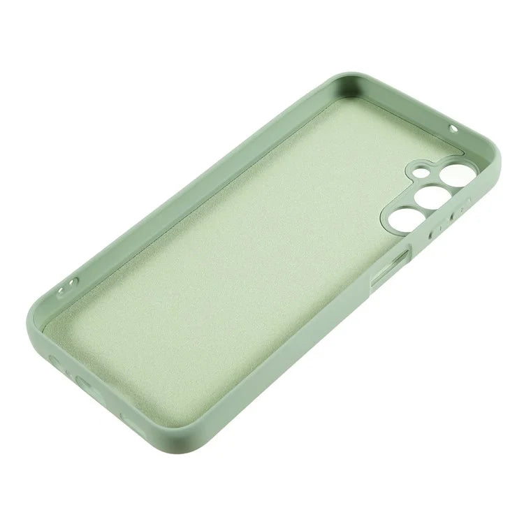 For Samsung Galaxy A14 5G / 4G Soft TPU 2.0mm Phone Case Precise Cutout Liquid Silicone Texture Arc Edge Phone Cover