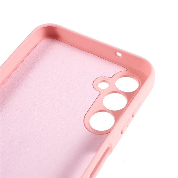 For Samsung Galaxy A14 5G / 4G Soft TPU 2.0mm Phone Case Precise Cutout Liquid Silicone Texture Arc Edge Phone Cover