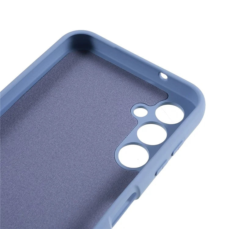 For Samsung Galaxy A14 5G / 4G Soft TPU 2.0mm Phone Case Precise Cutout Liquid Silicone Texture Arc Edge Phone Cover