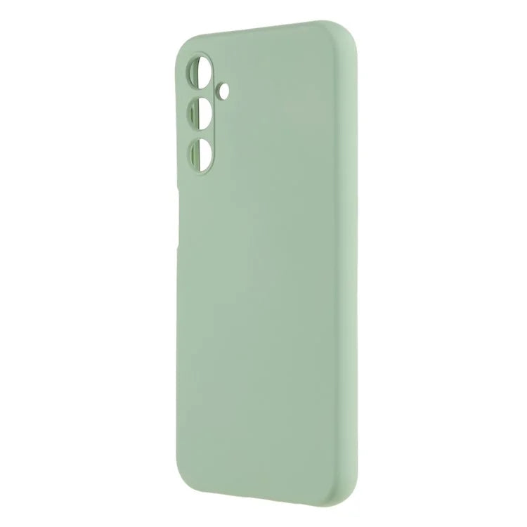 For Samsung Galaxy A24 4G (162.1 x 77.6 x 8.3mm) Precise Cutout Soft TPU Phone Case 2.0mm Liquid Silicone Texture Arc Edge Anti-drop Cover