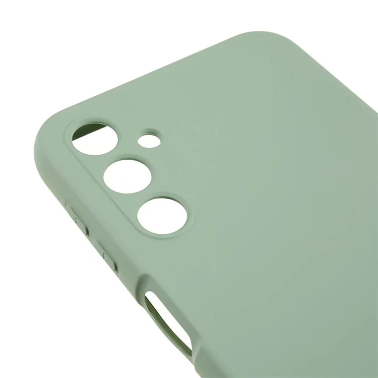 For Samsung Galaxy A24 4G (162.1 x 77.6 x 8.3mm) Precise Cutout Soft TPU Phone Case 2.0mm Liquid Silicone Texture Arc Edge Anti-drop Cover