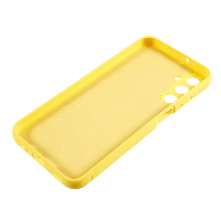 For Samsung Galaxy A24 4G (162.1 x 77.6 x 8.3mm) Precise Cutout Soft TPU Phone Case 2.0mm Liquid Silicone Texture Arc Edge Anti-drop Cover