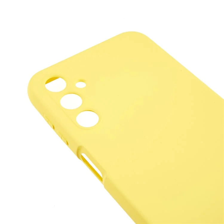 For Samsung Galaxy A24 4G (162.1 x 77.6 x 8.3mm) Precise Cutout Soft TPU Phone Case 2.0mm Liquid Silicone Texture Arc Edge Anti-drop Cover