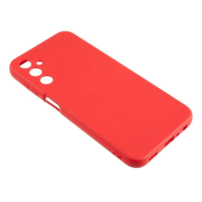 For Samsung Galaxy A24 4G (162.1 x 77.6 x 8.3mm) Precise Cutout Soft TPU Phone Case 2.0mm Liquid Silicone Texture Arc Edge Anti-drop Cover