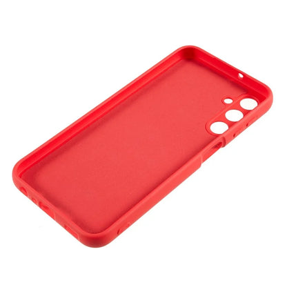For Samsung Galaxy A24 4G (162.1 x 77.6 x 8.3mm) Precise Cutout Soft TPU Phone Case 2.0mm Liquid Silicone Texture Arc Edge Anti-drop Cover