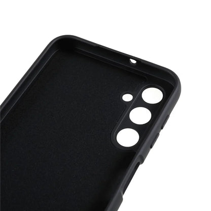 For Samsung Galaxy A24 4G (162.1 x 77.6 x 8.3mm) Precise Cutout Soft TPU Phone Case 2.0mm Liquid Silicone Texture Arc Edge Anti-drop Cover