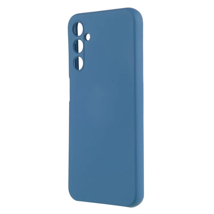 For Samsung Galaxy A24 4G (162.1 x 77.6 x 8.3mm) Precise Cutout Soft TPU Phone Case 2.0mm Liquid Silicone Texture Arc Edge Anti-drop Cover
