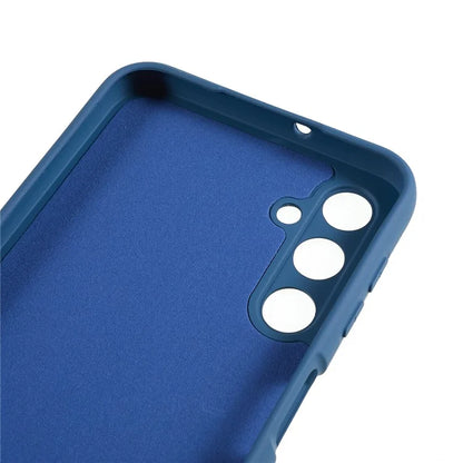 For Samsung Galaxy A24 4G (162.1 x 77.6 x 8.3mm) Precise Cutout Soft TPU Phone Case 2.0mm Liquid Silicone Texture Arc Edge Anti-drop Cover