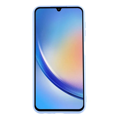 For Samsung Galaxy A24 4G (162.1 x 77.6 x 8.3mm) Precise Cutout Soft TPU Phone Case 2.0mm Liquid Silicone Texture Arc Edge Anti-drop Cover