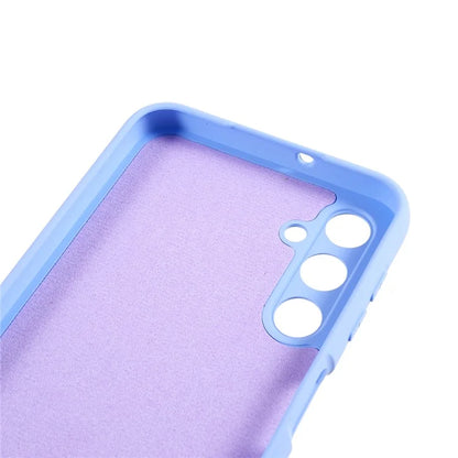 For Samsung Galaxy A24 4G (162.1 x 77.6 x 8.3mm) Precise Cutout Soft TPU Phone Case 2.0mm Liquid Silicone Texture Arc Edge Anti-drop Cover