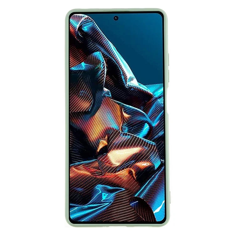 TPU Phone Case for Xiaomi Poco X5 Pro 5G / Redmi Note 12 Pro Speed 5G , 2.0mm Thick Liquid Silicone Arc Edge Cover