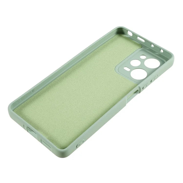 TPU Phone Case for Xiaomi Poco X5 Pro 5G / Redmi Note 12 Pro Speed 5G , 2.0mm Thick Liquid Silicone Arc Edge Cover
