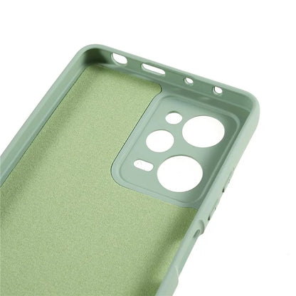 TPU Phone Case for Xiaomi Poco X5 Pro 5G / Redmi Note 12 Pro Speed 5G , 2.0mm Thick Liquid Silicone Arc Edge Cover