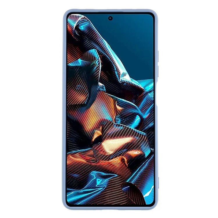 TPU Phone Case for Xiaomi Poco X5 Pro 5G / Redmi Note 12 Pro Speed 5G , 2.0mm Thick Liquid Silicone Arc Edge Cover