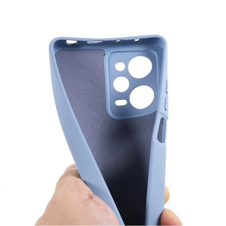 TPU Phone Case for Xiaomi Poco X5 Pro 5G / Redmi Note 12 Pro Speed 5G , 2.0mm Thick Liquid Silicone Arc Edge Cover