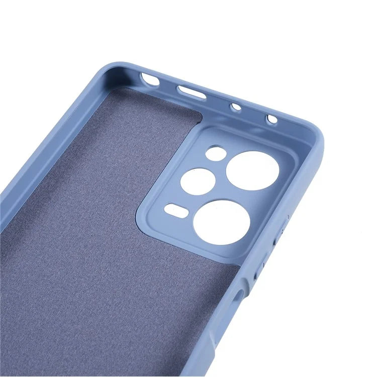 TPU Phone Case for Xiaomi Poco X5 Pro 5G / Redmi Note 12 Pro Speed 5G , 2.0mm Thick Liquid Silicone Arc Edge Cover