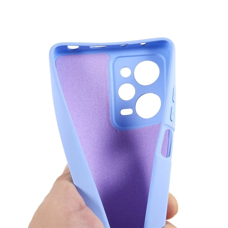 TPU Phone Case for Xiaomi Poco X5 Pro 5G / Redmi Note 12 Pro Speed 5G , 2.0mm Thick Liquid Silicone Arc Edge Cover