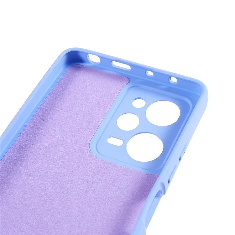 TPU Phone Case for Xiaomi Poco X5 Pro 5G / Redmi Note 12 Pro Speed 5G , 2.0mm Thick Liquid Silicone Arc Edge Cover