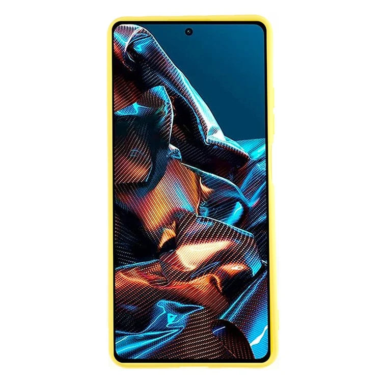 TPU Phone Case for Xiaomi Poco X5 Pro 5G / Redmi Note 12 Pro Speed 5G , 2.0mm Thick Liquid Silicone Arc Edge Cover