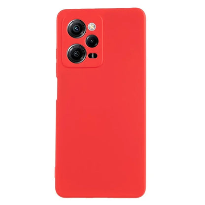 TPU Phone Case for Xiaomi Poco X5 Pro 5G / Redmi Note 12 Pro Speed 5G , 2.0mm Thick Liquid Silicone Arc Edge Cover