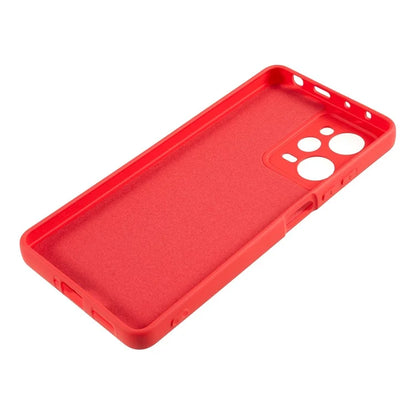 TPU Phone Case for Xiaomi Poco X5 Pro 5G / Redmi Note 12 Pro Speed 5G , 2.0mm Thick Liquid Silicone Arc Edge Cover