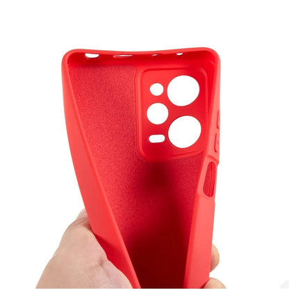 TPU Phone Case for Xiaomi Poco X5 Pro 5G / Redmi Note 12 Pro Speed 5G , 2.0mm Thick Liquid Silicone Arc Edge Cover