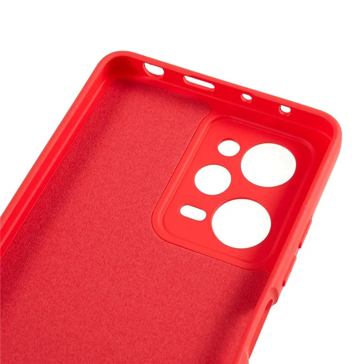 TPU Phone Case for Xiaomi Poco X5 Pro 5G / Redmi Note 12 Pro Speed 5G , 2.0mm Thick Liquid Silicone Arc Edge Cover