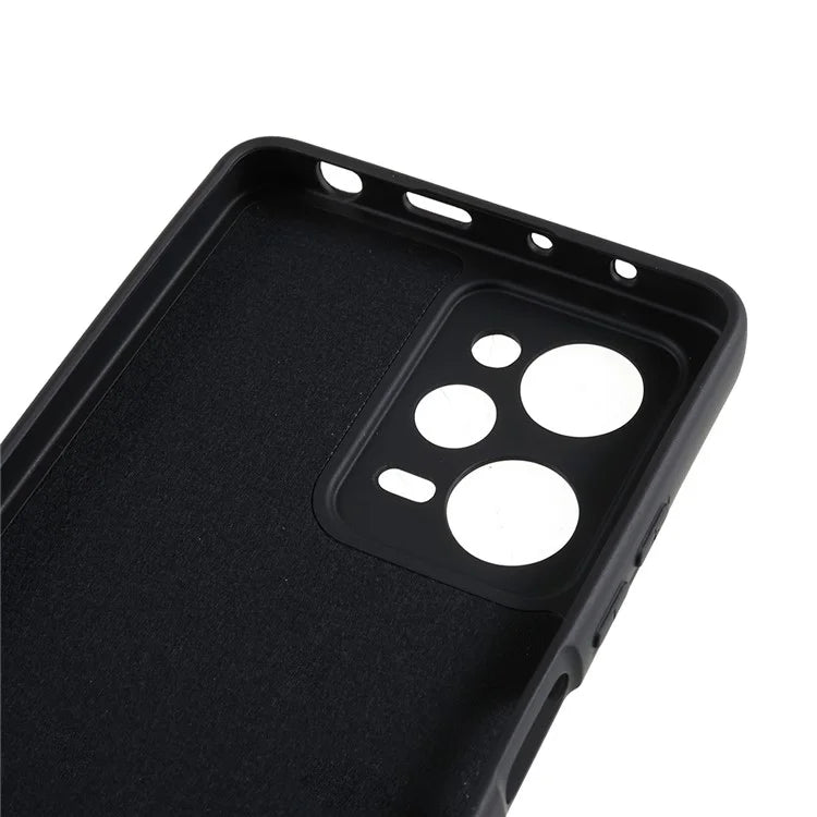 TPU Phone Case for Xiaomi Poco X5 Pro 5G / Redmi Note 12 Pro Speed 5G , 2.0mm Thick Liquid Silicone Arc Edge Cover
