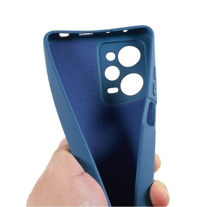 TPU Phone Case for Xiaomi Poco X5 Pro 5G / Redmi Note 12 Pro Speed 5G , 2.0mm Thick Liquid Silicone Arc Edge Cover